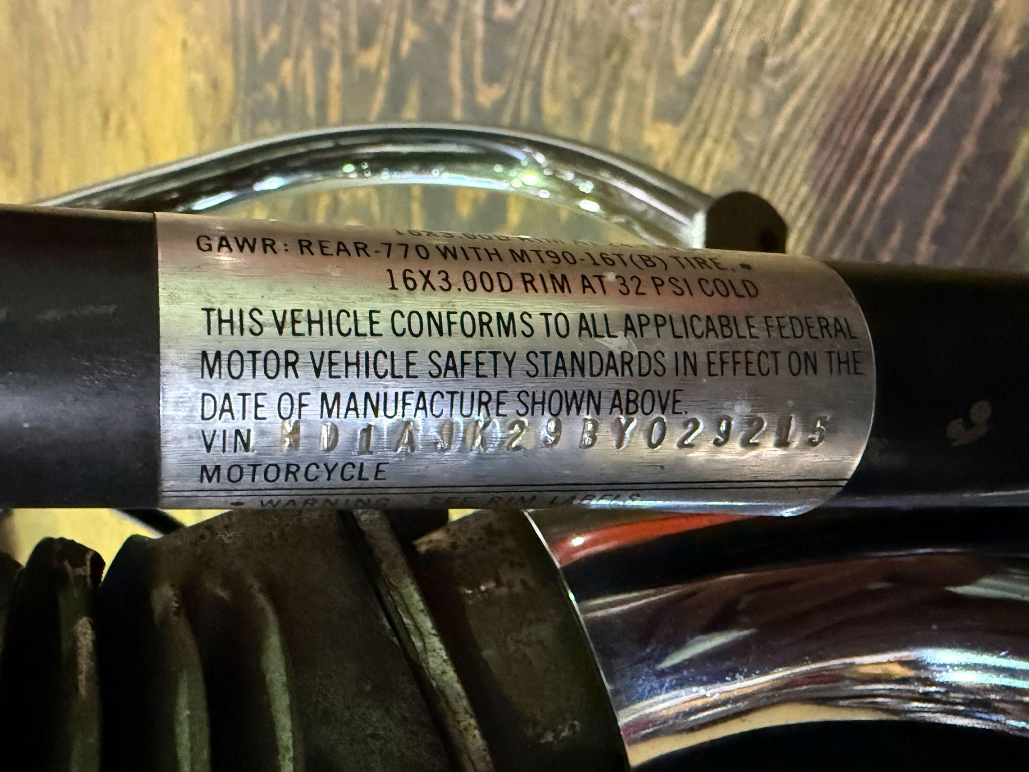 ハーレー FLH Heritage Edition 車体写真11